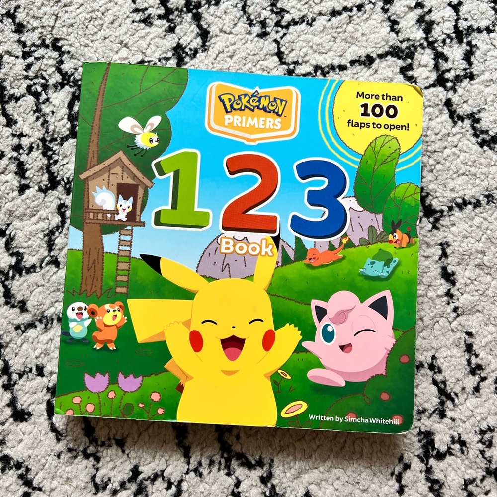 Pokémon counting adventure book